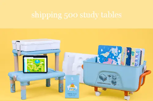 shipping 500 study tables