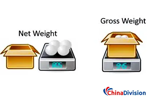 gross vs net weight