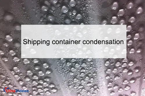 Shipping container condensation