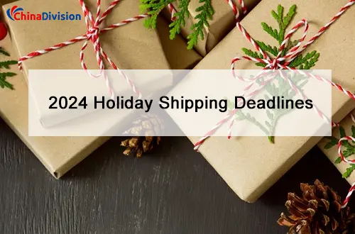 2024 Holiday Shipping Deadlines