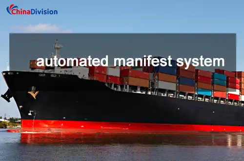 automated manifest system