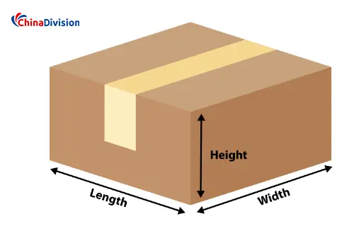 Shipping dimensions