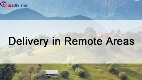 Delivery in remote areas