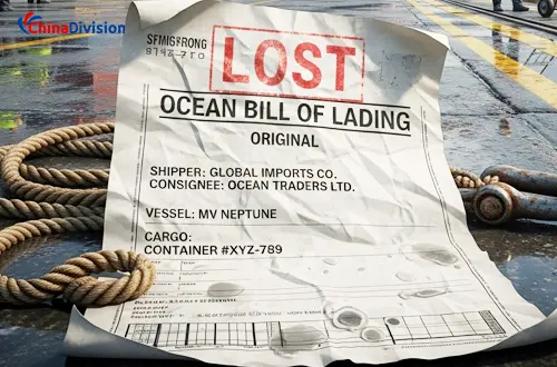 Lost Ocean Bill of Lading