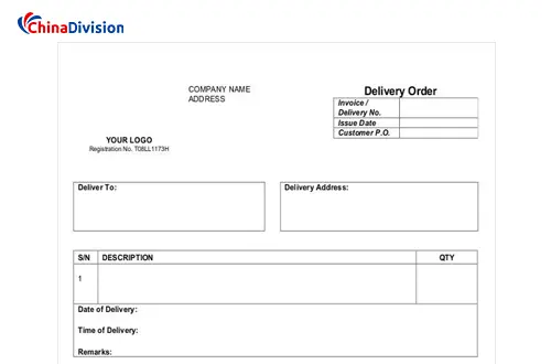 delivery order
