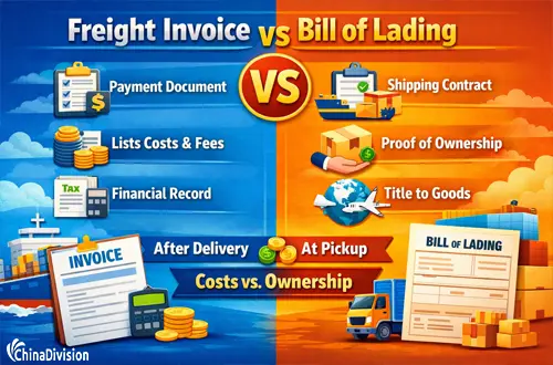 Freight Invoice vs Bill Of Lading