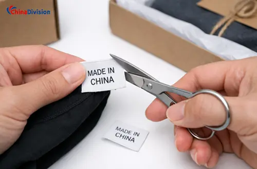 Remove the Made in China product tag