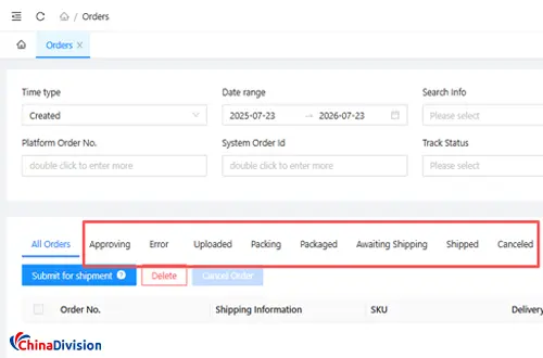 Order Status